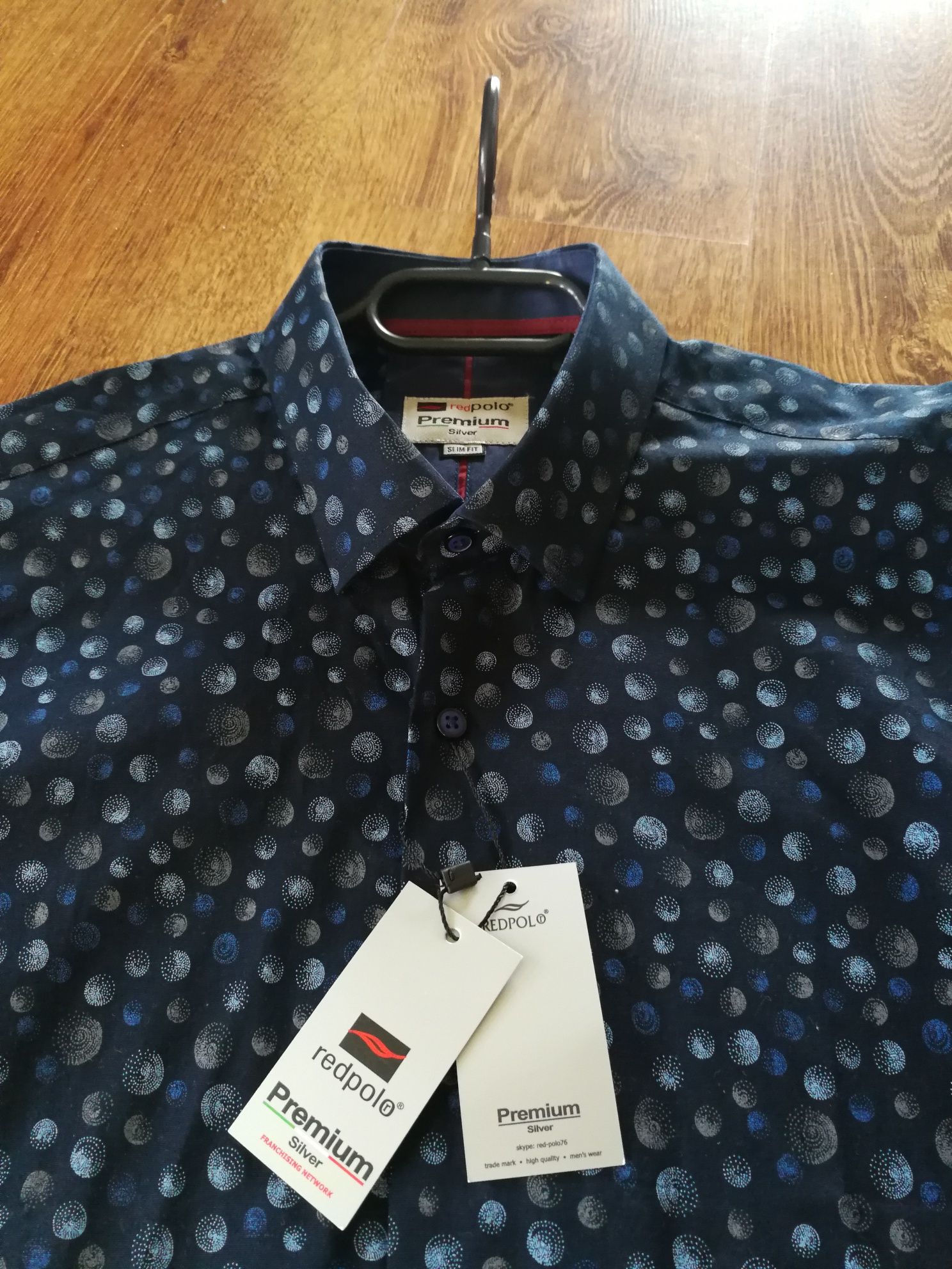Koszula męska młodzieżowa Nowa 42/40 L/M SLIMfit