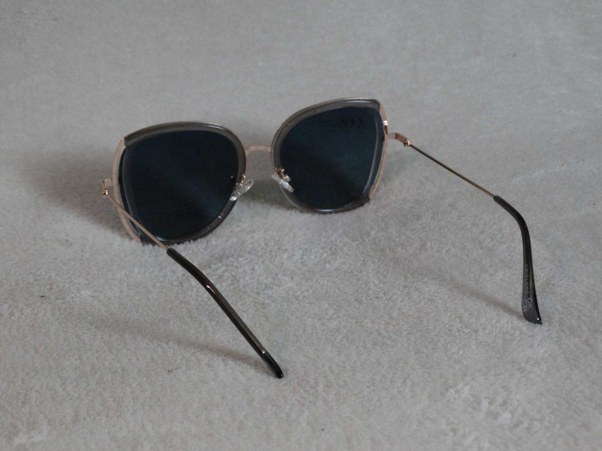 damskie okulary przeciwsłoneczne w etui