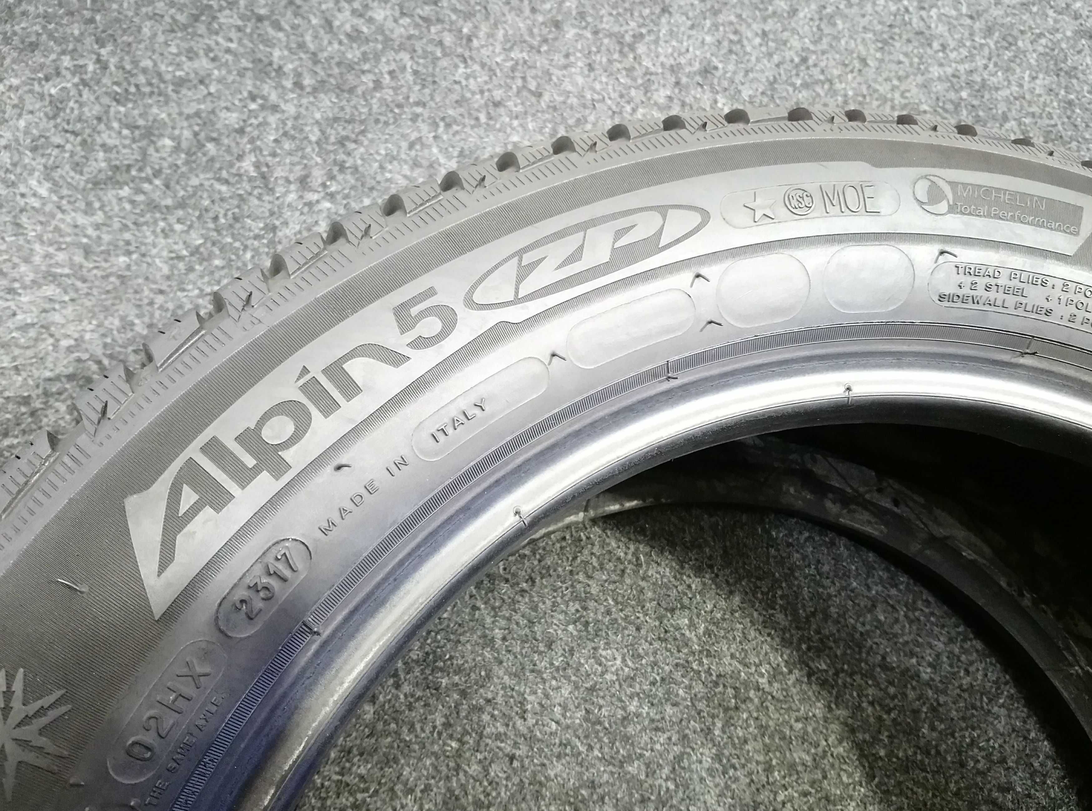 225/55R17 Michelin Alpin 5 ZP 97H RunFlat // 7,2 mm jak NOWA