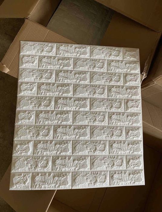 Розпродаж! Біла цегла 3д панелі самоклеючі пвх 3 д обої 3d