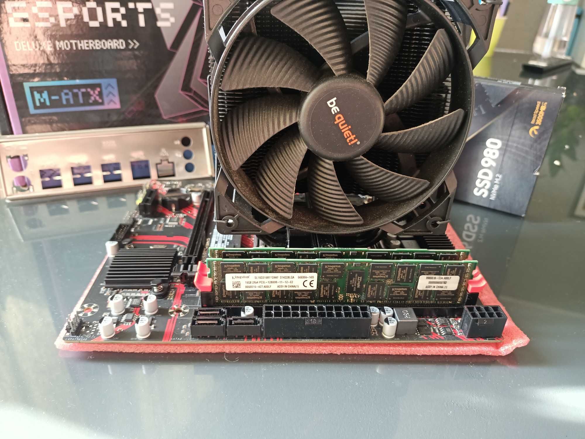 Intel Xeon 2666 V3 + Płyta Machinist + DDR3 32 GB 1600mhz + Chłodzenie