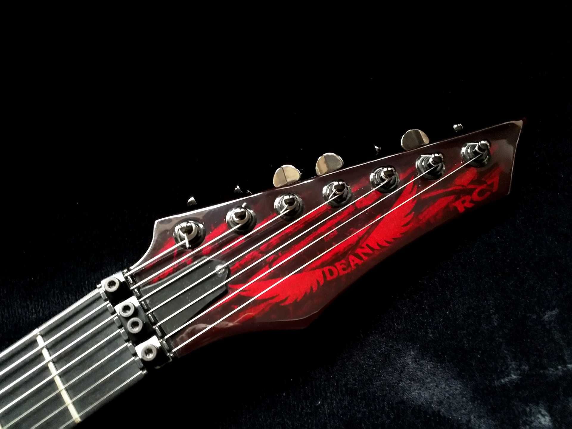 Dean RC7 Xenocide Rusty Cooley z Fishman Fluence Abasi