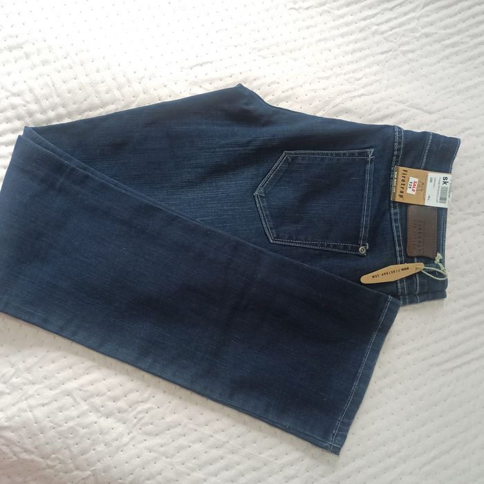spodnie dżinsy bawełna z laycrą marki Firetrap