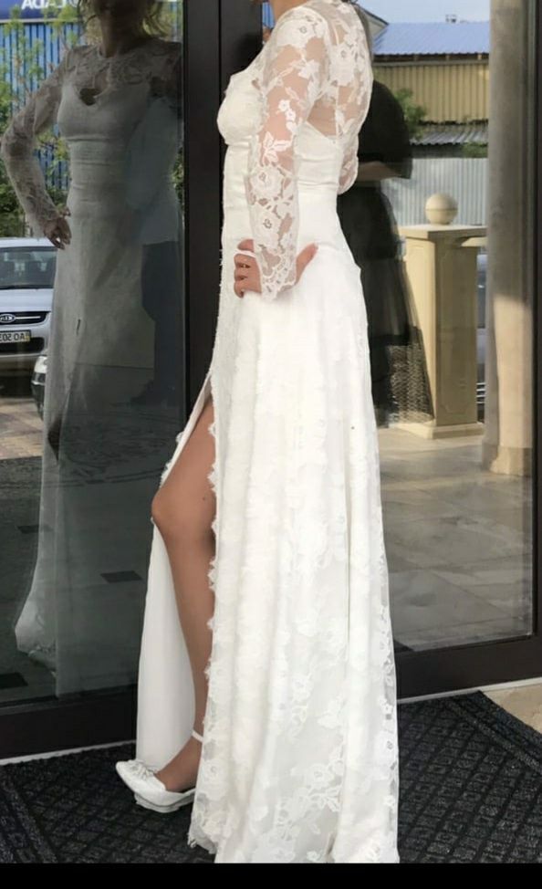 Весільне плаття супер модне + туфлі