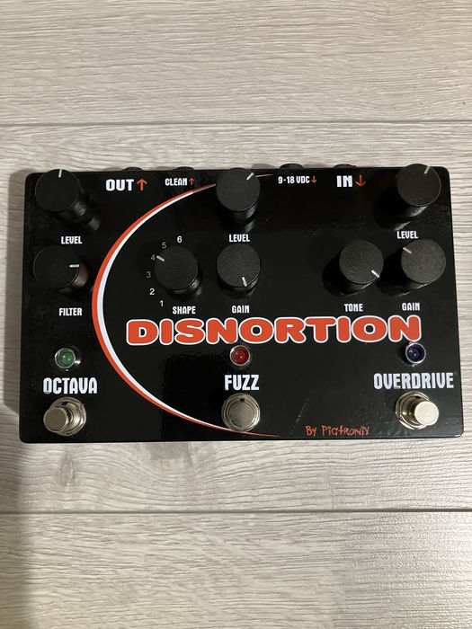 Pigtronix „Disnortion” Drive, Fuzz, Octaver