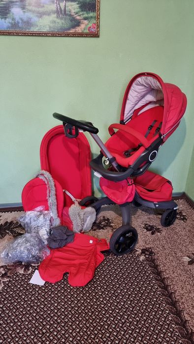 коляска 2 в 1 Stokke Xplory V5 в максимальній комплектації