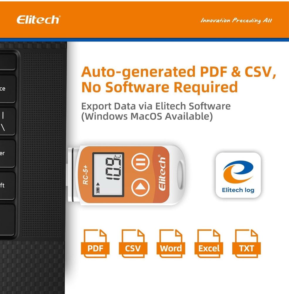 Elitech Rejestrator temperatury USB RC-5+