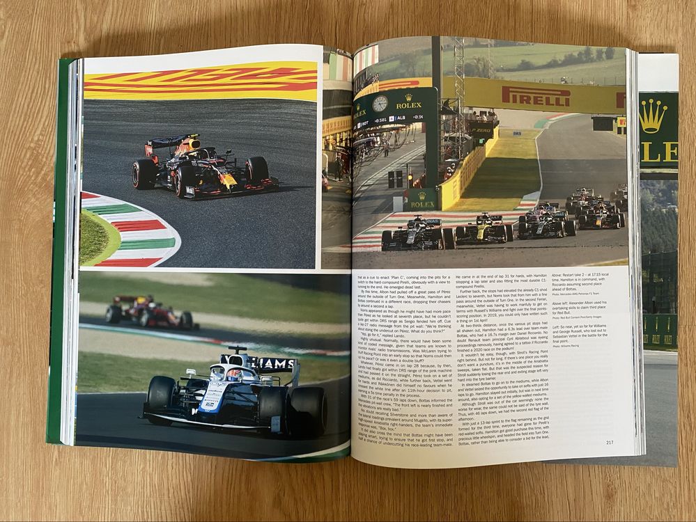 Livro sobre formula 1, época 2020