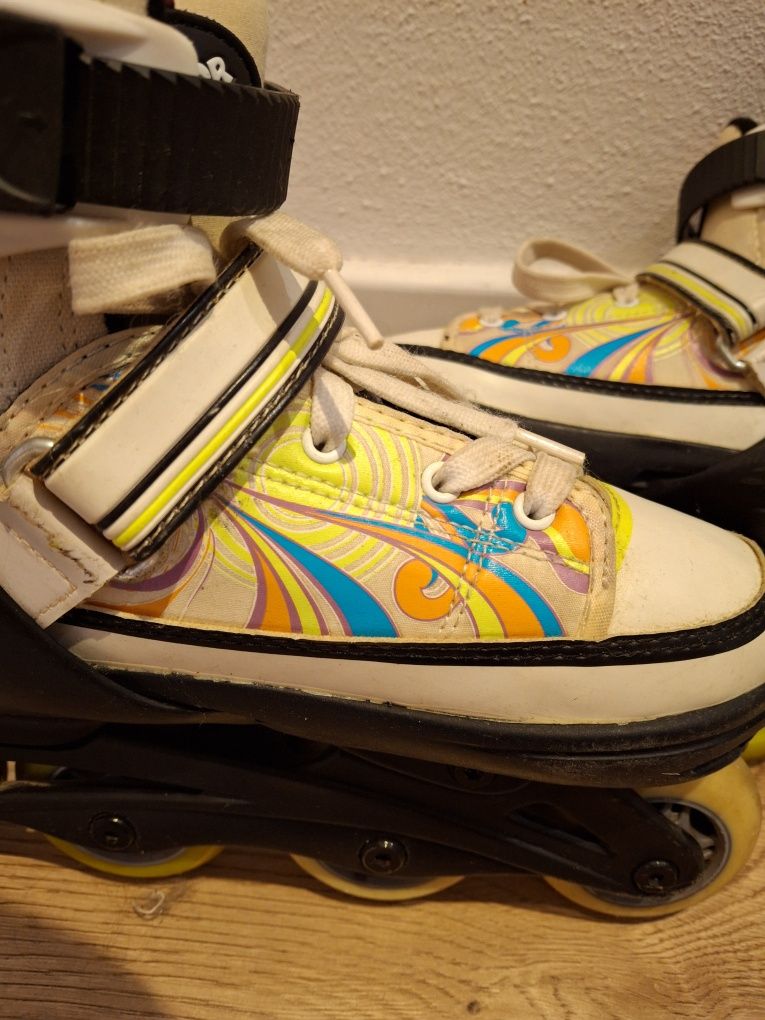 rolki juniorskate 33-36 kolorowe