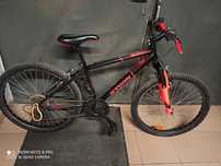 Rower 24 cale Btwin ROCKRIDER, Aluminiowy, Shimano 6x3, Amortyzator !!