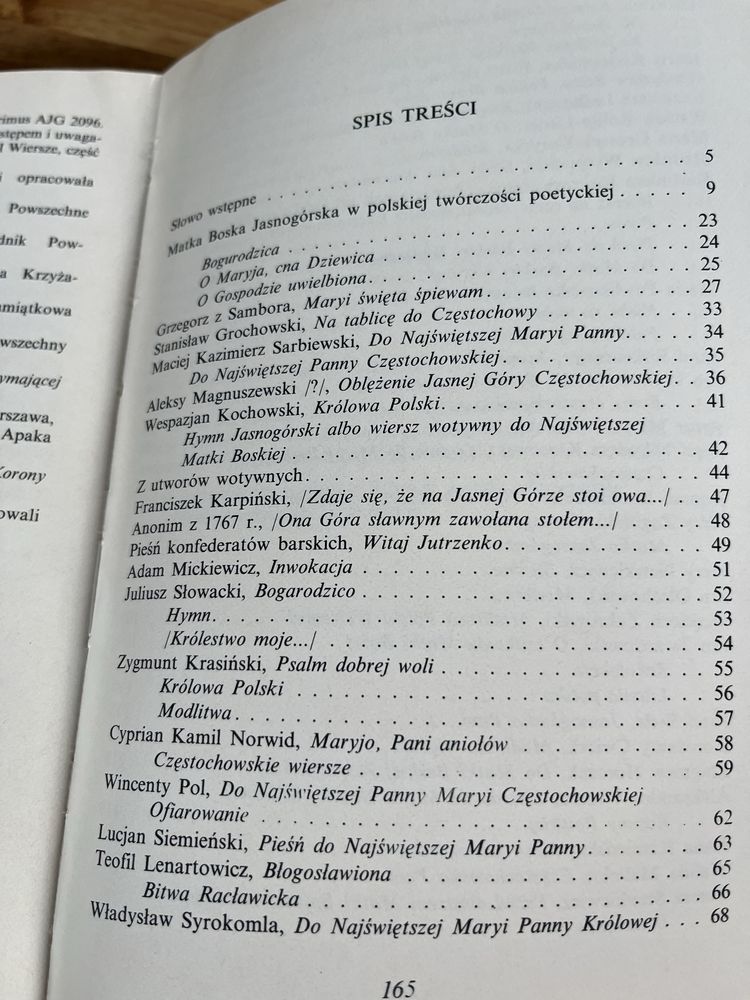 Panno Święta co Jasnej bronisz Góry
