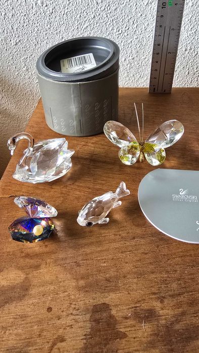 Conjunto de Peças Decorativas em Cristal Swarovski