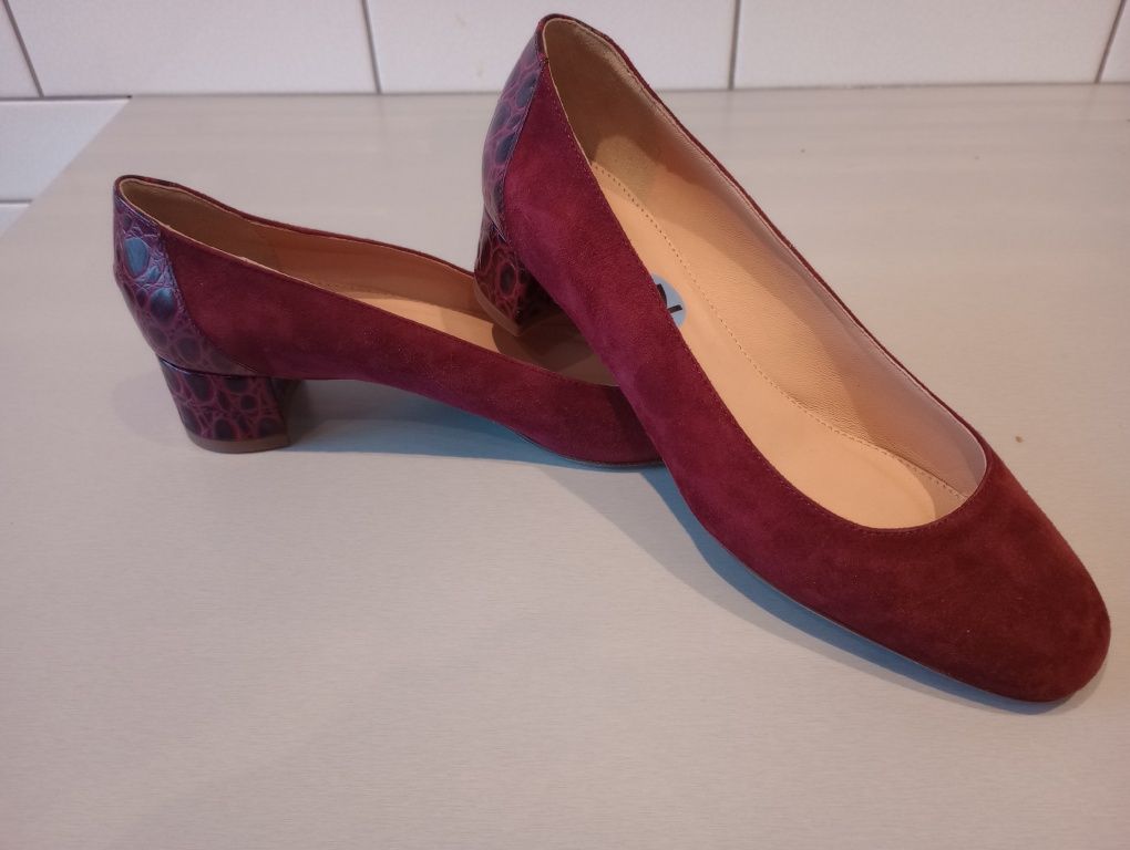 Buty damskie NOWE skorzane marki, J. CREW.