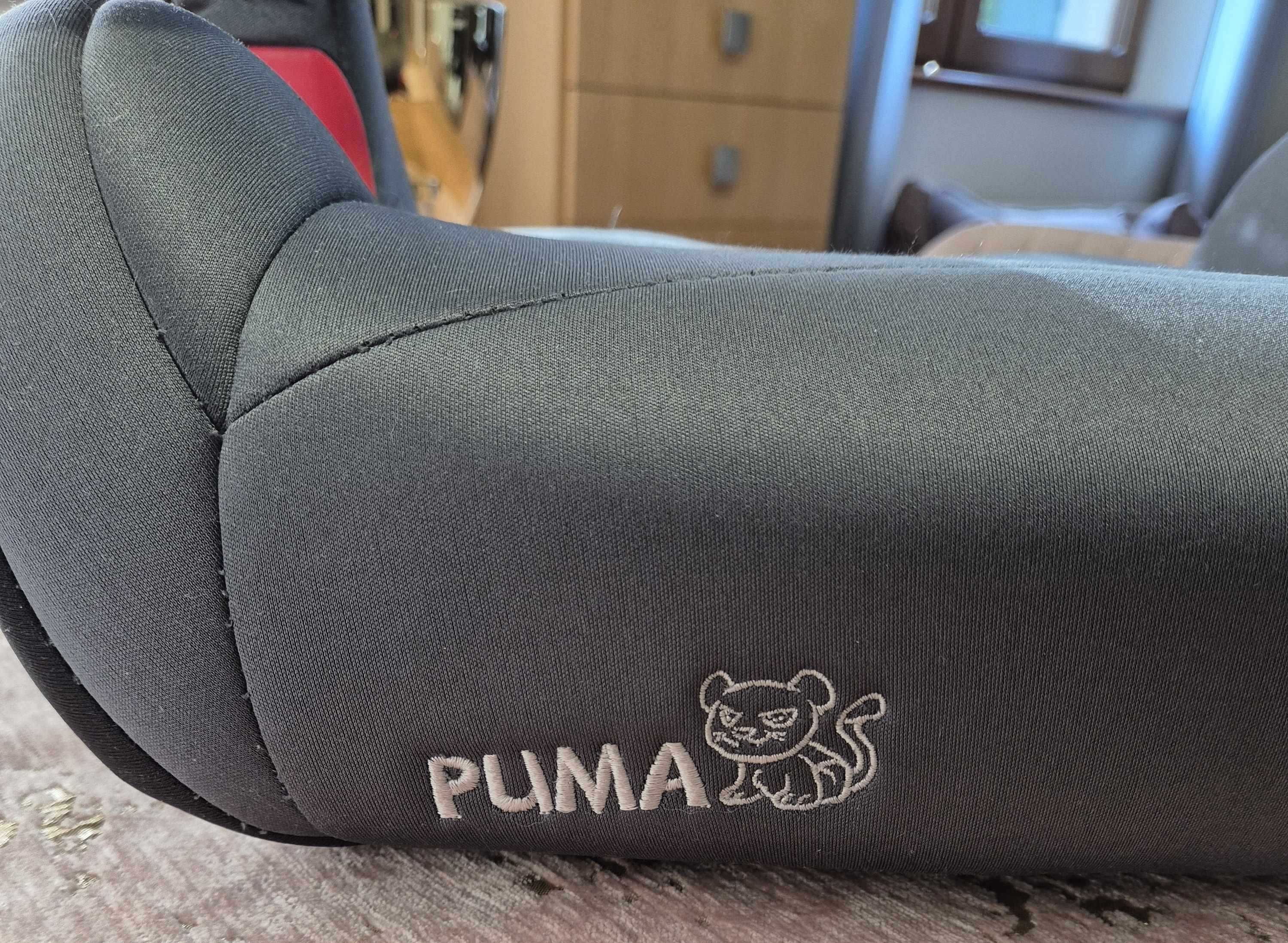Fotelik podstawka PUMA 15-36kg z isofixem - graphitte (stan bdb)