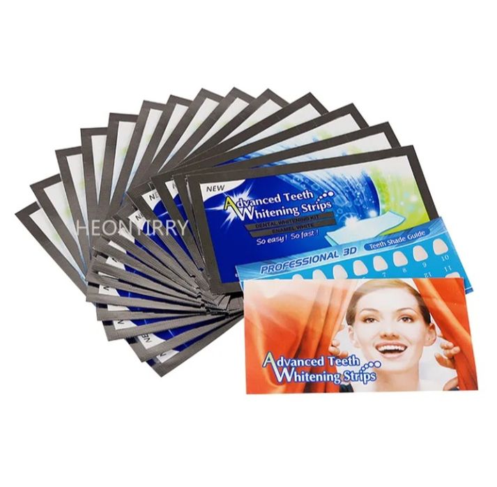 Оригинальные полоски для отбеливания зубов 7 пакетиков - 14 полосок