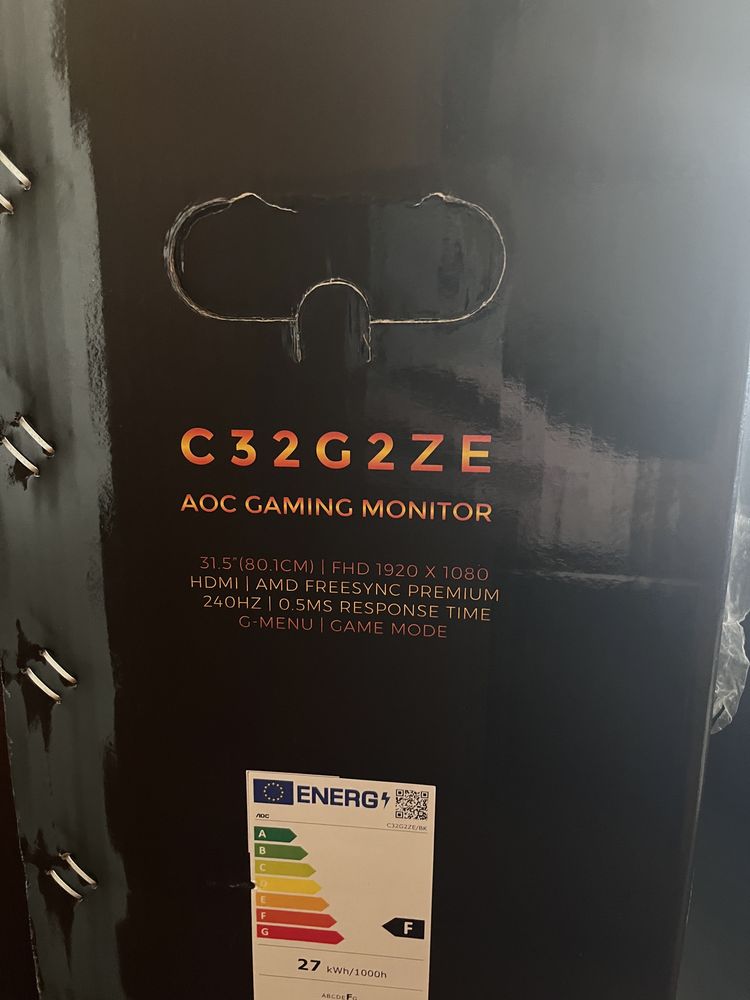 Monitor Curvo Gaming AOC 31.5”
