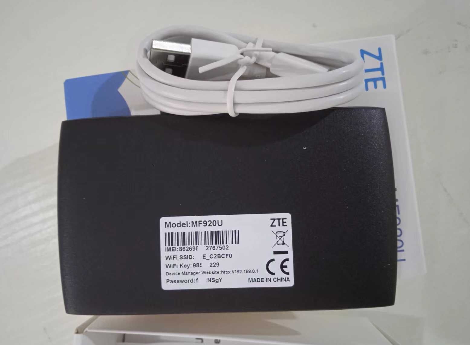 Модем 4G/3G + Wi-Fi роутер ZTE MF920