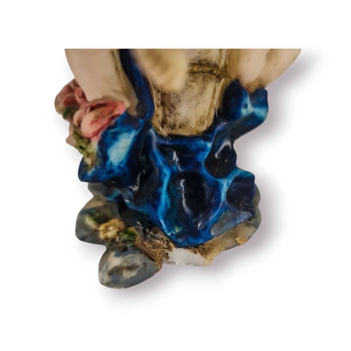 Par Castiçais Barrocos com Querubins – Pintados à Mão