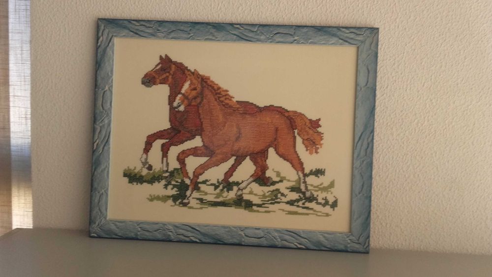 vendo quadro em ponto cruz
