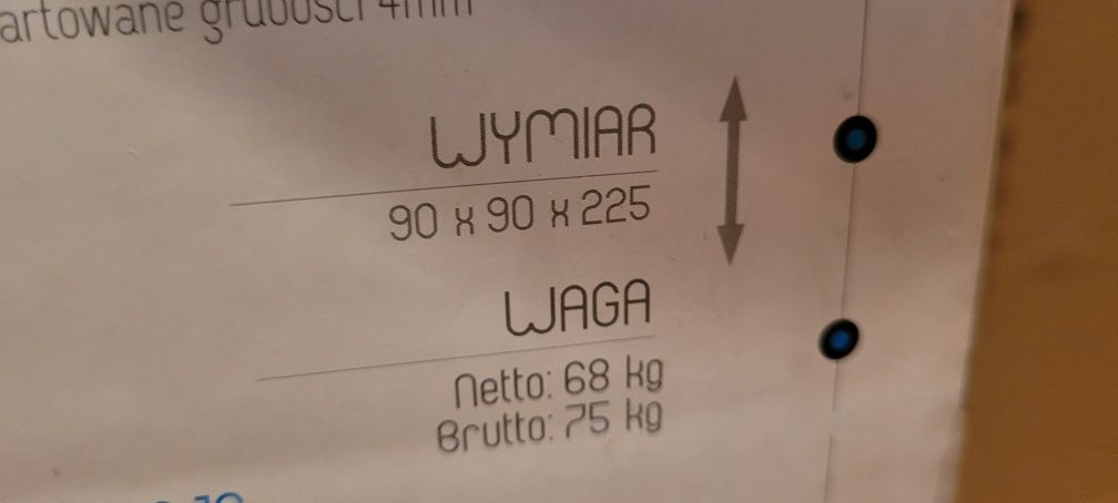 Kabina prysznicowa Neptun Hydro  WS-90
