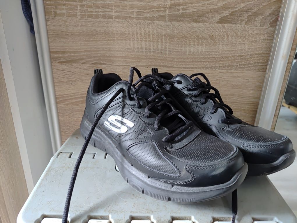 Buty skórzane  vintage Skechers air-cooled memory foam rozmiar 38