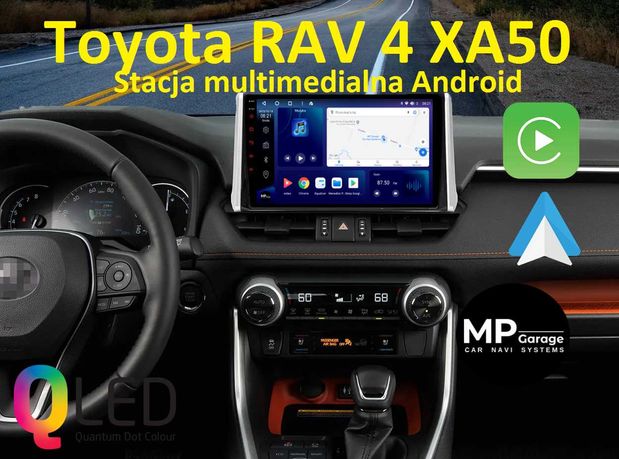 Radio Nawigacja Android Toyota Rav4 2018 Qled 4G CarPlay/AA