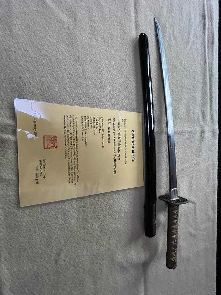 Miecz wakizashi-orginalny japoński