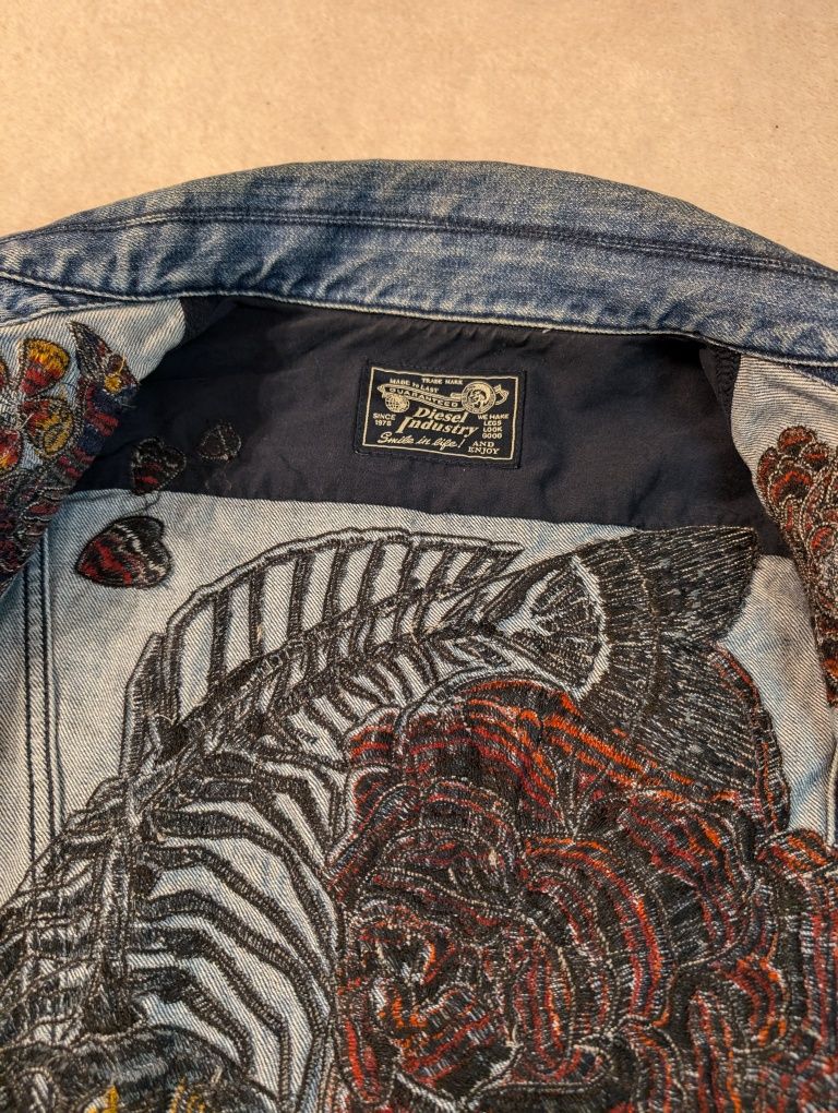 Джинсовка жакет Diesel original L M розмір