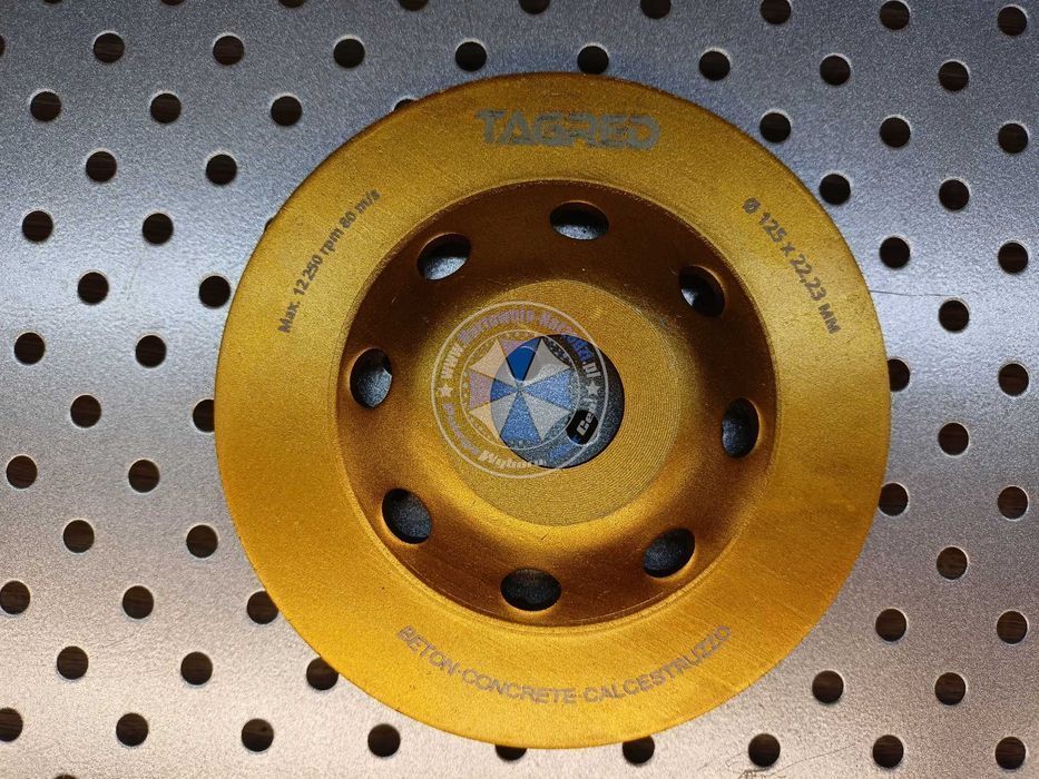 Diamentowa tarcza garnkowa do szlifowania betonu 125mm segmentowa 1031