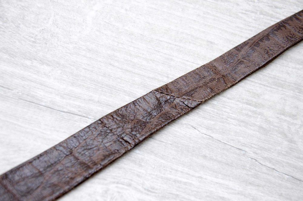 Краватка з натуральної шкіри Angelo Litrico Vintag