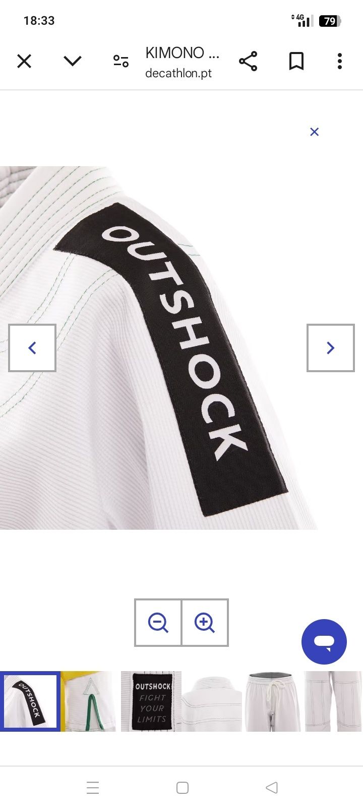 Kimono jiu-jitsu brasileiro criança M4