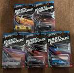 Hot Wheels FAST & FURIOUS cały set 5 aut NISSAN SKYLINE