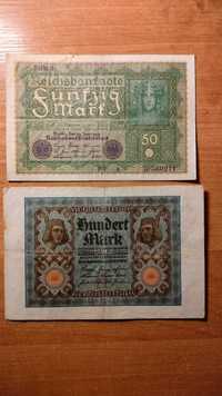 Stare banknoty  niemieckie