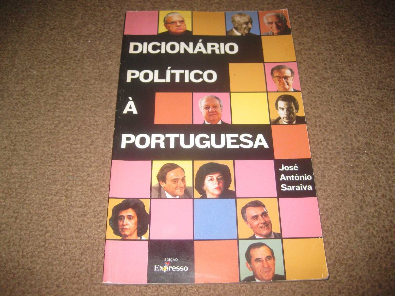 Livro "Dicionário Político á Portuguesa" de José António Saraiva