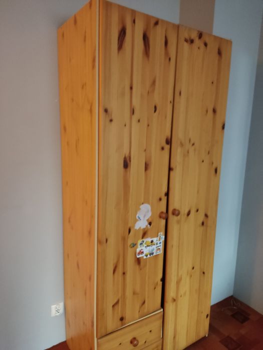 Szafa sosna sękata 90cm x200cm x50cm