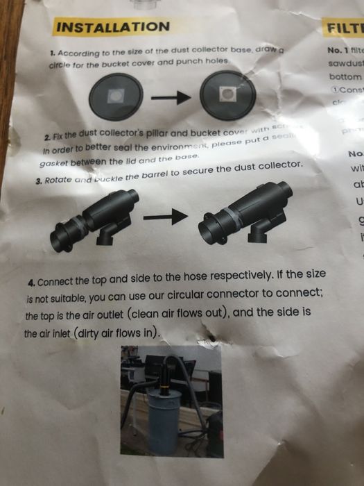 Seperator do odkurzacza