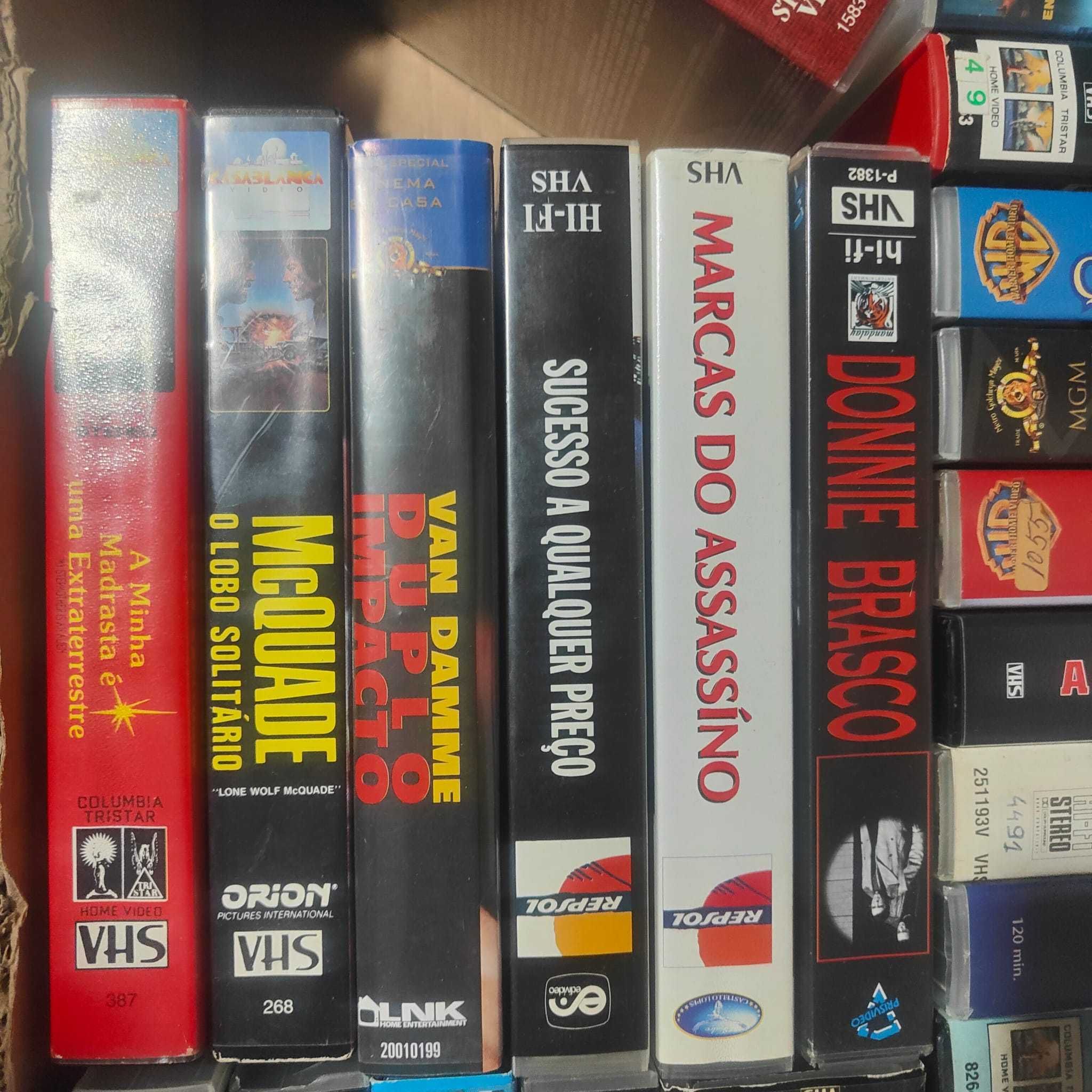 Lote Vhs 12 - Ver lista Abaixo - PROMOÇÂO 1 €