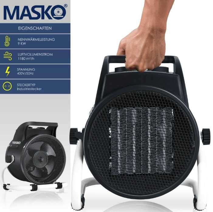 Nagrzewnica elektryczna Masko 9 kW