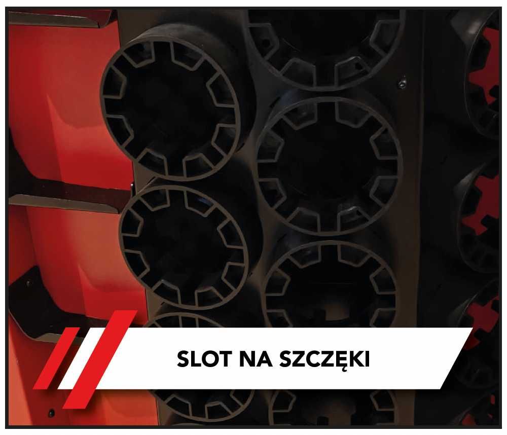 Zakuwarka do węży hydraulicznych PIONOWA  NF-320A + 17 kpl szczęk