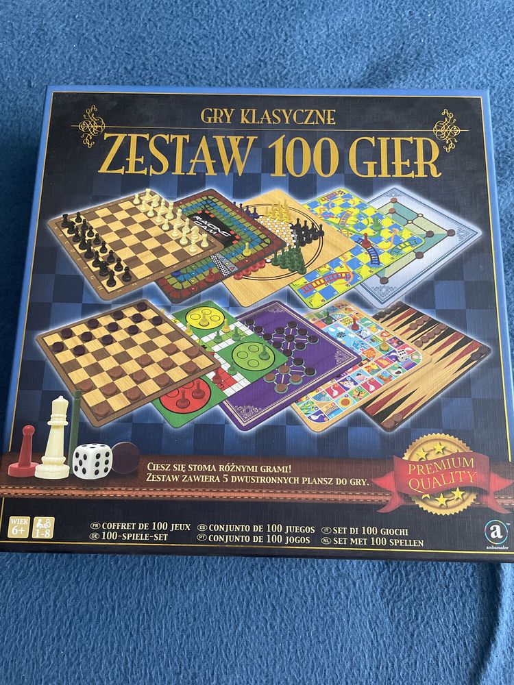 Klasyczne Gry, zestaw 100 gier, Ambassador