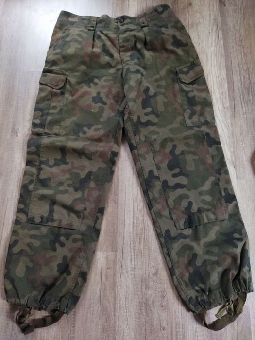 Spodnie wojskowe moro różne rozmiary.