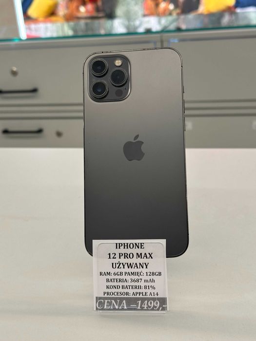 iPhone 12 Pro Max 128GB Bat 81% Topcase Vivo *Raty 0%*