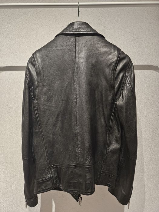 Blusão pele biker Zara