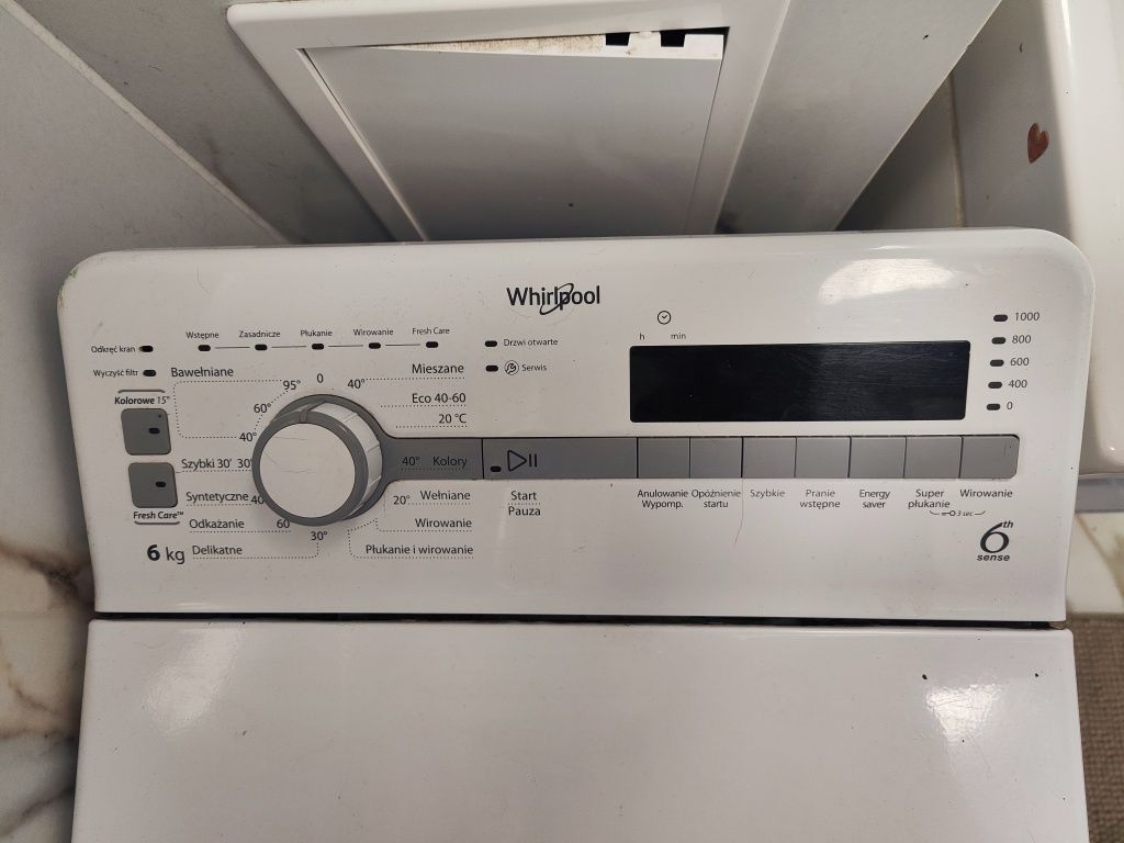 Pralka Whirlpool 6th sense