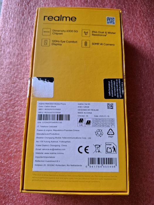 Realme 14X 5G, 6/128, NFC, як новий