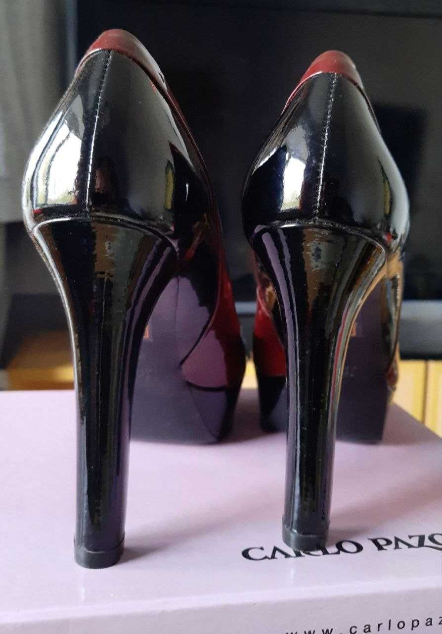 Туфлі жіночі чорні, розмір 37.5 Carlo Pazolini