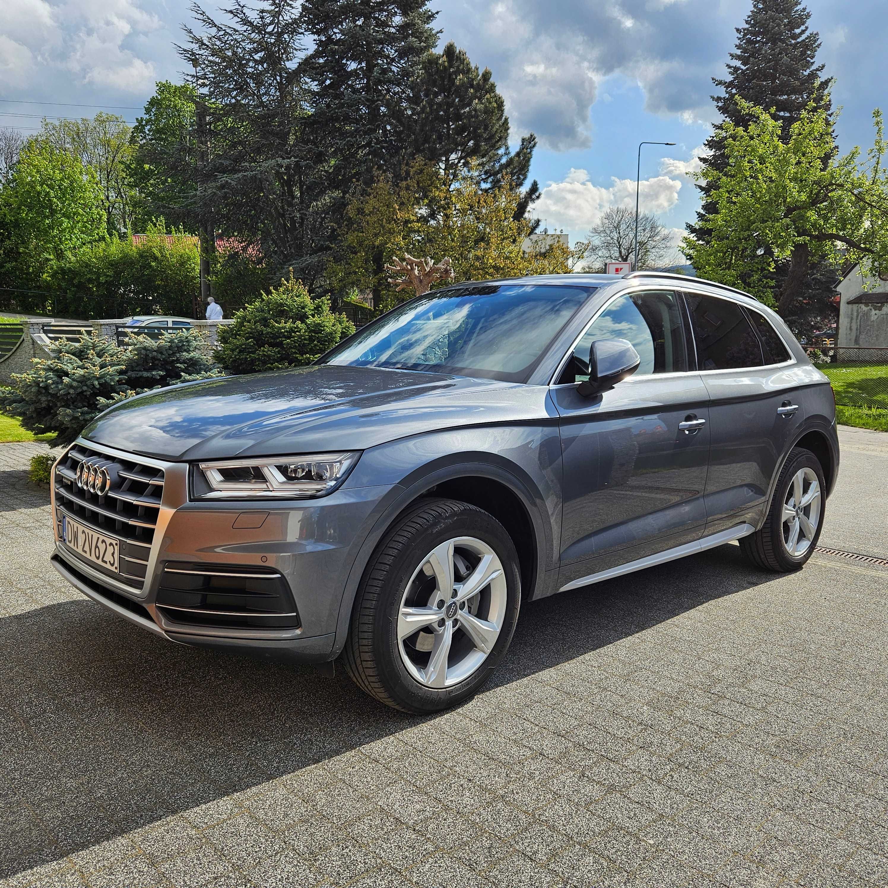 Sprzedam Audi Q5, 2.0 diesel, 190 km, 2018 r., 115.000 km.