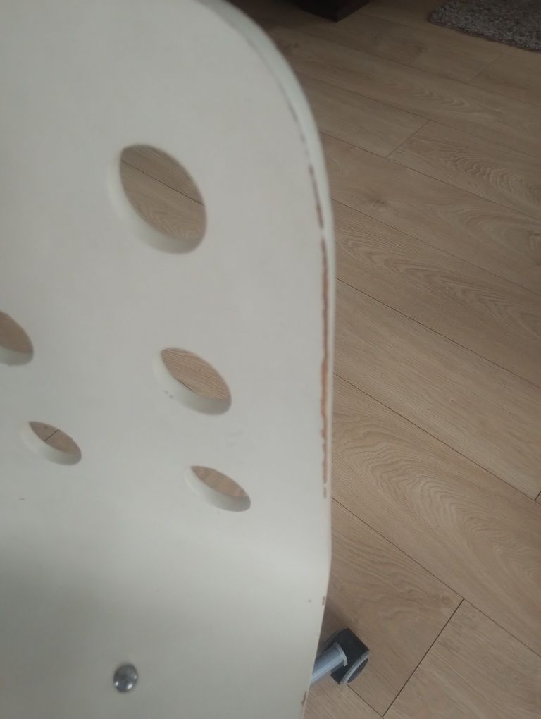Krzesło obrotowe dziecięce fotel Ikea białe