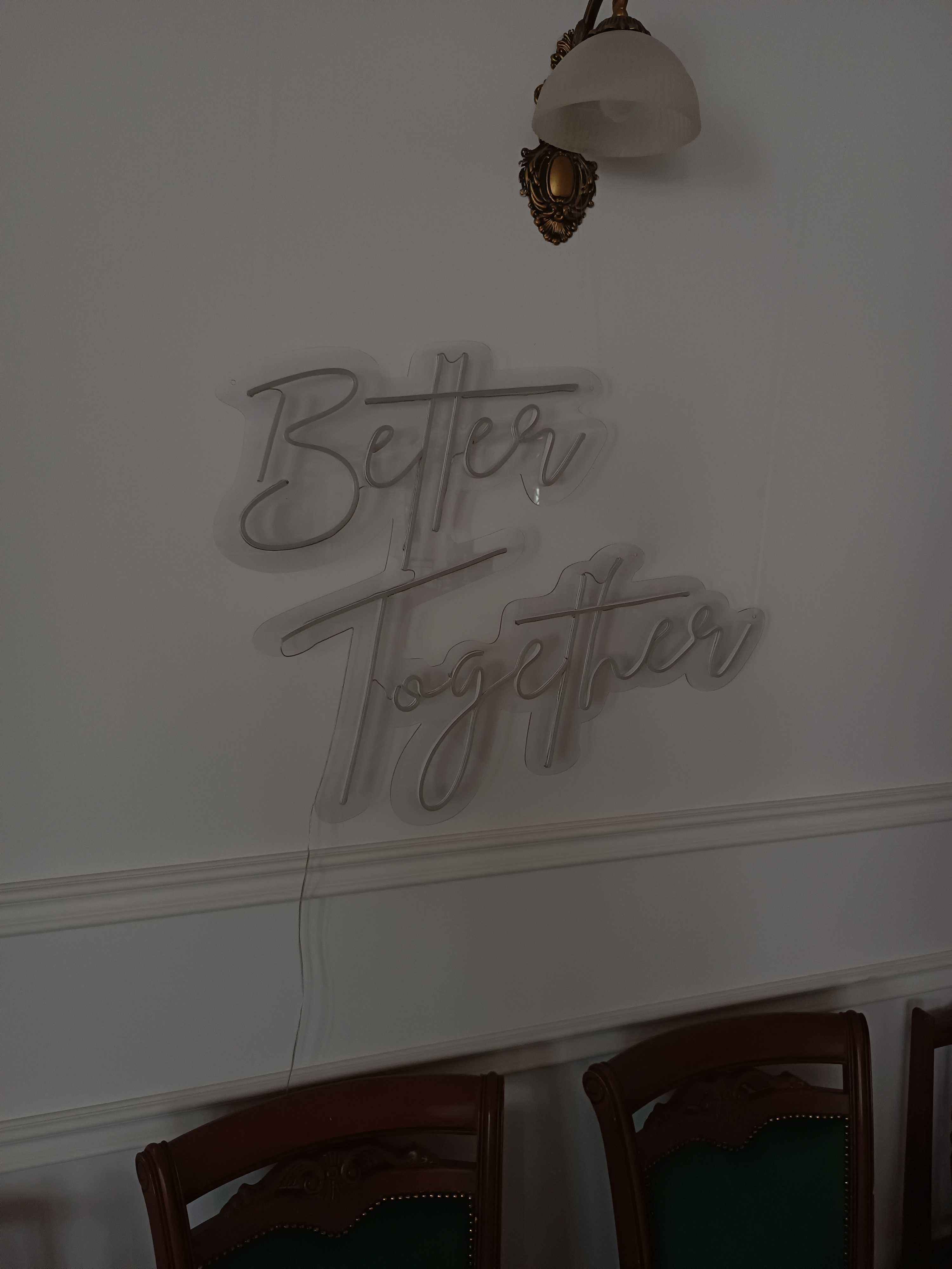 Neon Better Together /Możliwość wysyłki ! Okazja !