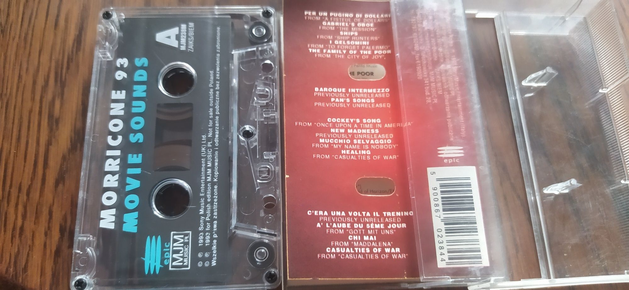 Morricone 93 Movie Sounds kaseta